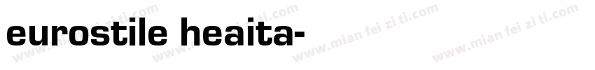 eurostile heaita字体转换